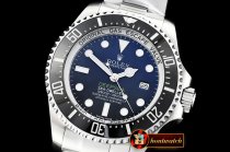 Rolex DeepSea Dweller 116660 904L SS/SS Black ARF Asia 3135