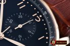 IWC0327 - Portuguese Chrono RG/LE Black A-7750 New Improved