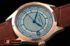 PP0176B - 5296 Calatrava RG/LE White Jap Miyota 9015
