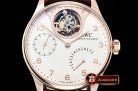 IWC Portuguese Tourbillon IW5046 RG/LE White ZF Tourb