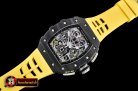 Richard Mille RM011-03 Flyback Chrono FC/RU (Yellow) KVF A7750 Mod