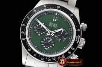 Rolex Daytona Ref.6263 SS/SS Green Bamford PN JKF A7750