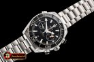 Omega Planet Ocean Chrono SS/SS Blk OMF V4 A7750 Mod