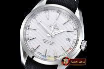 Replica Omega Aqua Terra W Olym SS/NY White JHF A2824 Mod8500