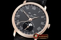 Blancpain Villeret Complications RG/LE Blk/Rmn OMF Miyota 9015