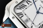 Cartier Santos De Cartier 2018 Mens SS/LE (Blue) Wht Swiss Qtz