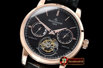JAEGER LE COULTRE Master Complications Tourbillon RG/LE Black Tourbillon
