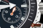 Replica Omega Planet Ocean 45mm Chrono SS/SS Blk/Wht A7750 Mod93