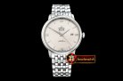 Omega De Ville Prestige Mens SS/SS White TWF Asia 2824