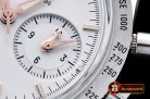 Omega SpeedMaster 57 SS/SS Wht/RG JHF Asia 7750 Mod 9300