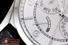 Vach. Constantine Traditionnelle Day-Date & Power Reserve SS/LE Wht A2475