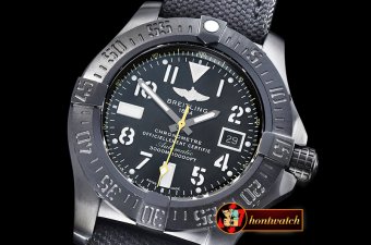 Breitling Avenger II Seawolf DLC/NY Black/Yllw ANF Asia 2836
