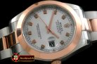 R2DJ0194C - SS/RG Oyster White Diam Asian Eta 2836-2