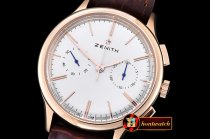 ZEN021C - El Primero Chronograph Classic RG/LE White A7750