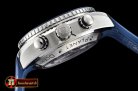 Replica Omega Planet Ocean 45mm Chrono TI/RU BP Blue A7750 Mod93