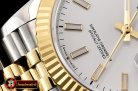 Rolex DateJust 36mm Jub Flt YG/SS White/Stick BP A2813