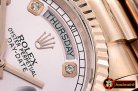 Rolex Daydate 36mm Flt RG/RG Rose Gold Diam BP Swiss 2836