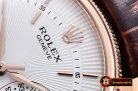 Rolex Cellini Date 39mm RG/LE White VFF Asia 3165 Mod
