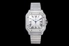 CARTIER SANTOS A8F 35mm MY9015 SS/SS DIAMOND