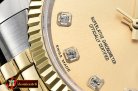 Rolex Datejust Man DJ 36mm Jub Flt YG/SS Gold Diams BP A3135 Mod