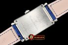 Franck Muller Long Island Ld 952QZ DIAM/SS/LE (Blue) Wht GF Swiss Qtz