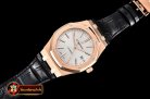 Audemars Piguet Royal Oak 15400 RG/LE White OMF MY9015 Mod 3120