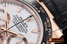 Rolex Daytona 116515 CER/RG/LE Wht/Stk OMF A4130 Mod
