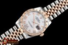 Rolex Datejust Midsize 31mm Diam Bez RG/SS Wht MOP Diam BP A2836