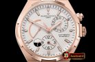 VACH. CONSTANTINE Overseas Dual Time Power Reserve RG/RG Wht TWA A1222