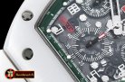 Richard Mille RM011 Felipe Massa LE Wht Cer CER/PVD/VRU Green A7