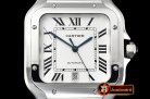 Cartier Santos De Cartier 2018 Mens XL SS/SS Wht BVF MY9015
