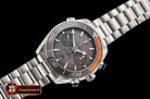Omega Planet Ocean Chrono Gry SS/SS Grey OMF V4 A7750 Mod
