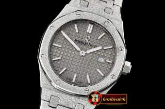 Audemars Piguet AP Royal Oak 33mm Frosted SS/SS Grey JHF Swiss Quartz