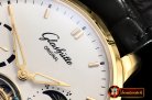 Glashutte Senator Tourbillon PR YG/LE White Stk Asia Tourbillon