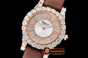 Chopard L'Heure Du Diamant Round RG/LE (Brown) Rose Gold MY9015