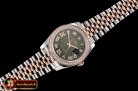 Rolex DateJust 36mm Jub Diam RG/SS Grn/Rmn/Dm BP A2813