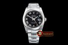 Rolex Datejust Man DJ 36mm Oyst Dome 904L SS/SS Black Roman ARF A3135