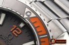 Omega Planet Ocean Chrono Gry SS/SS Grey OMF V4 A7750 Mod
