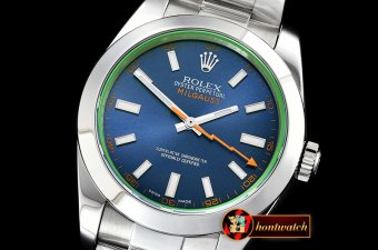 Rolex Milgauss Z Blue 116400GV SS/SS Blue ARF Asia 2836