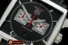TAG0279D - Monaco Classic SS/LE Black Jap OS20 Quartz Chrono