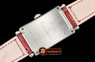 Franck Muller Long Island Ladies 952QZ SS/LE (Red) Wht GF Swiss Qtz