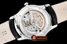 Jaeger Le Coultre Master Ultra Thin Date SS/LE White ZF 1:1 MY9015 Mod
