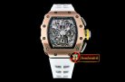 Richard Mille RM011-03 Felipe Massa LE RG/TI/VRU Wht Skele A7750 Mod