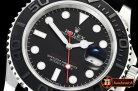 Rolex YachtMaster 116655 40mm SS/RU Black ARF SH3135 Mod