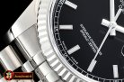 Rolex Datejust Man DJ 36mm Jub Flt 904L SS/SS Black/Stk ARF A3135 Mod