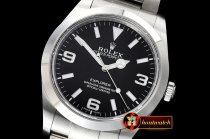 Rolex Explorer 1 Ref.214270 39mm Ult SS/SS Black BP A2836