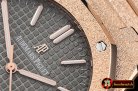 Audemars Piguet Royal Oak 15400 Frosted RG/RG Grey Asia 21J Mod 3120