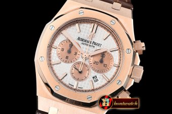 Audemars Piguet Royal Oak Chronograph 26331ST RG/LE Wht OMF A7750