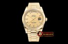 Rolex DayDate 40mm Flt YG/YG Gold Baug. Diam BP A2836