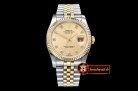 Rolex Datejust Man DJ 36mm Jub Flt YG/SS Gold Diams BP A3135 Mod